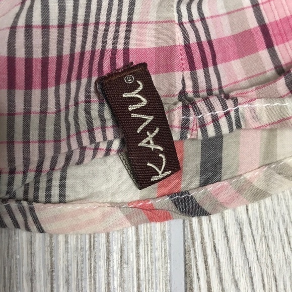 Kavu Sleeveless Plaid Button Up Top - Picture 6 of 8